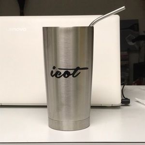 Stainless Steel Tumbler and Straw